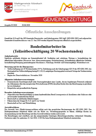 Gemeindezeitung 05/2020