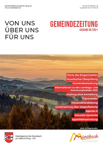 Gemeindezeitung Münzbach 06/2021